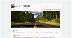 Desktop Screenshot of agileroute.com